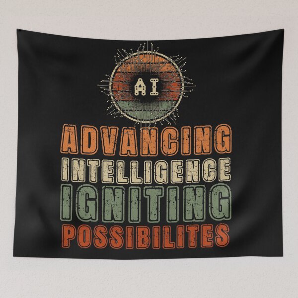 Item preview, Artificial intelligence funny quote  A.I. advancing intelligence igniting possibilities  designed and sold by HomeCoquette.