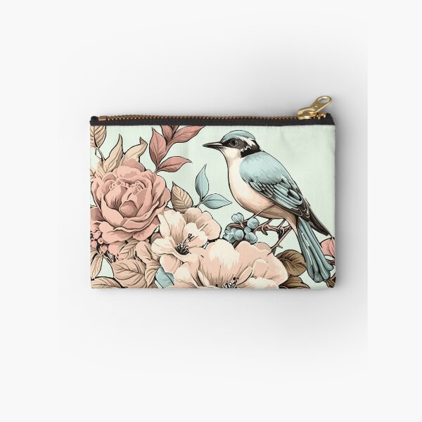 Item preview, Spring Vintage flower with baby bluebird designed and sold by LUEE-Design.