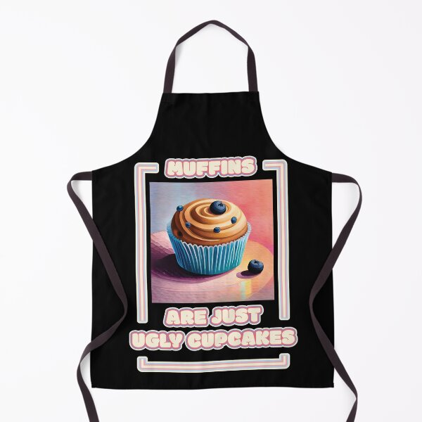 Item preview, Muffins Are Just Ugly Cupcakes Blueberry Muffin Funny Baking Quote Ver5 designed and sold by thecatcouch.