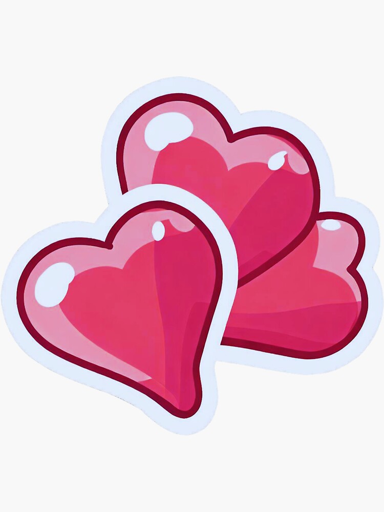 Thumbnail 3 of 3, Sticker, Heart's Delight designed and sold by cokemann.