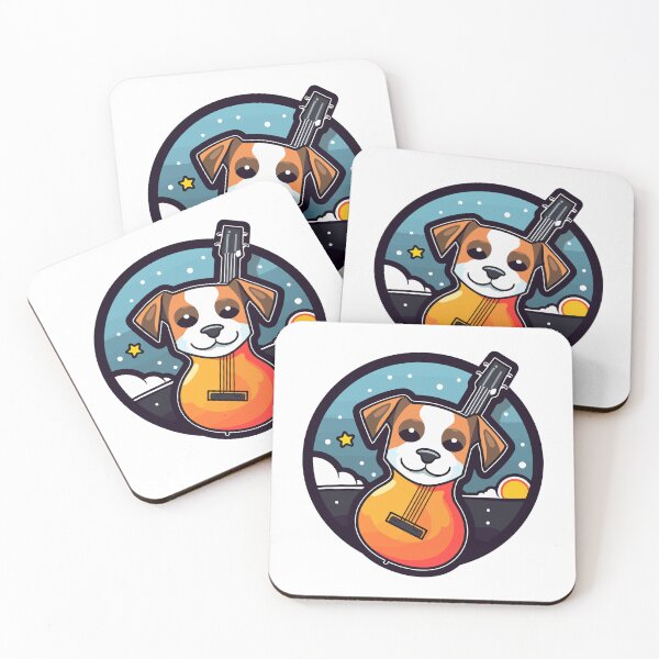Item preview, Harmonic Canine: A Unique Guitar and Dog Fusion designed and sold by Artwyz.