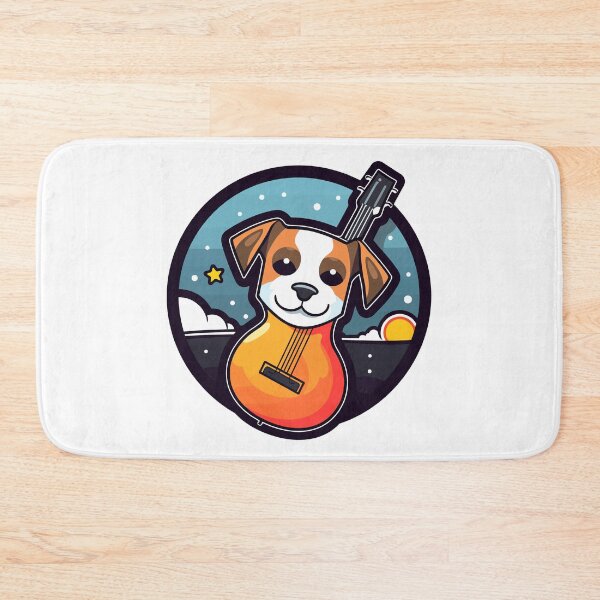 Item preview, Harmonic Canine: A Unique Guitar and Dog Fusion designed and sold by Artwyz.