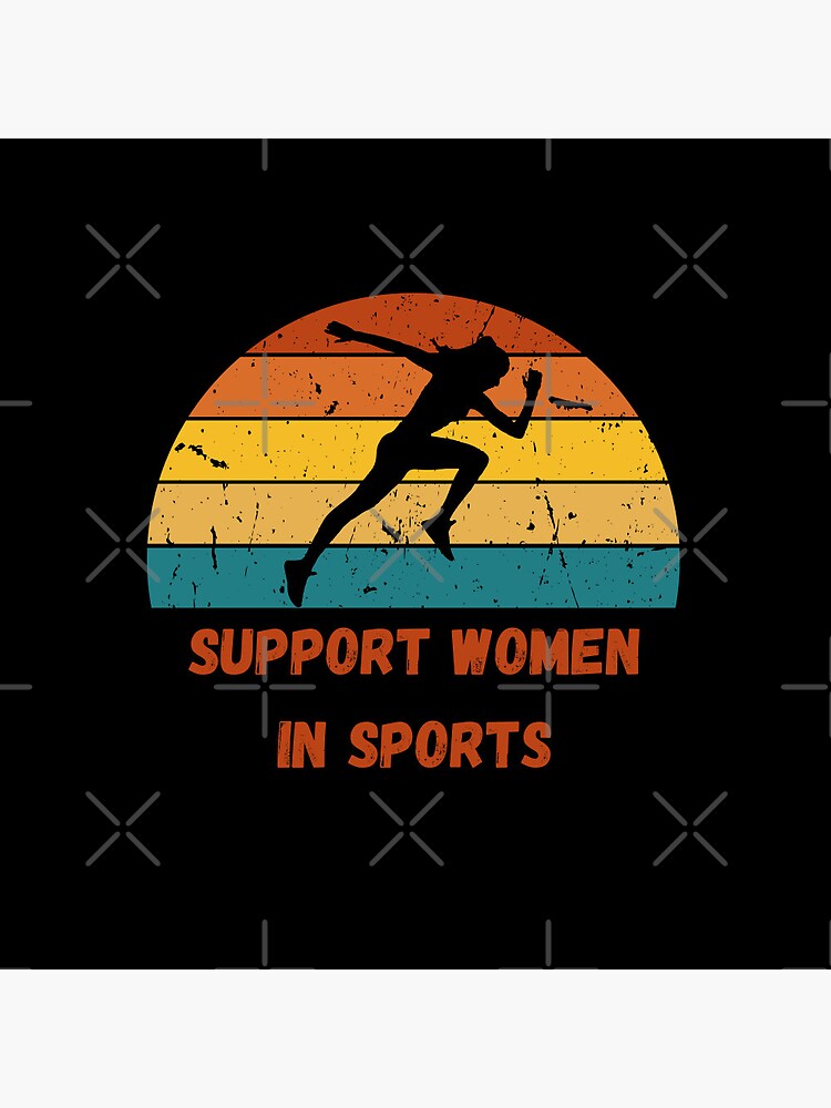 Support Women In Sports Pin for Sale by JustDominik