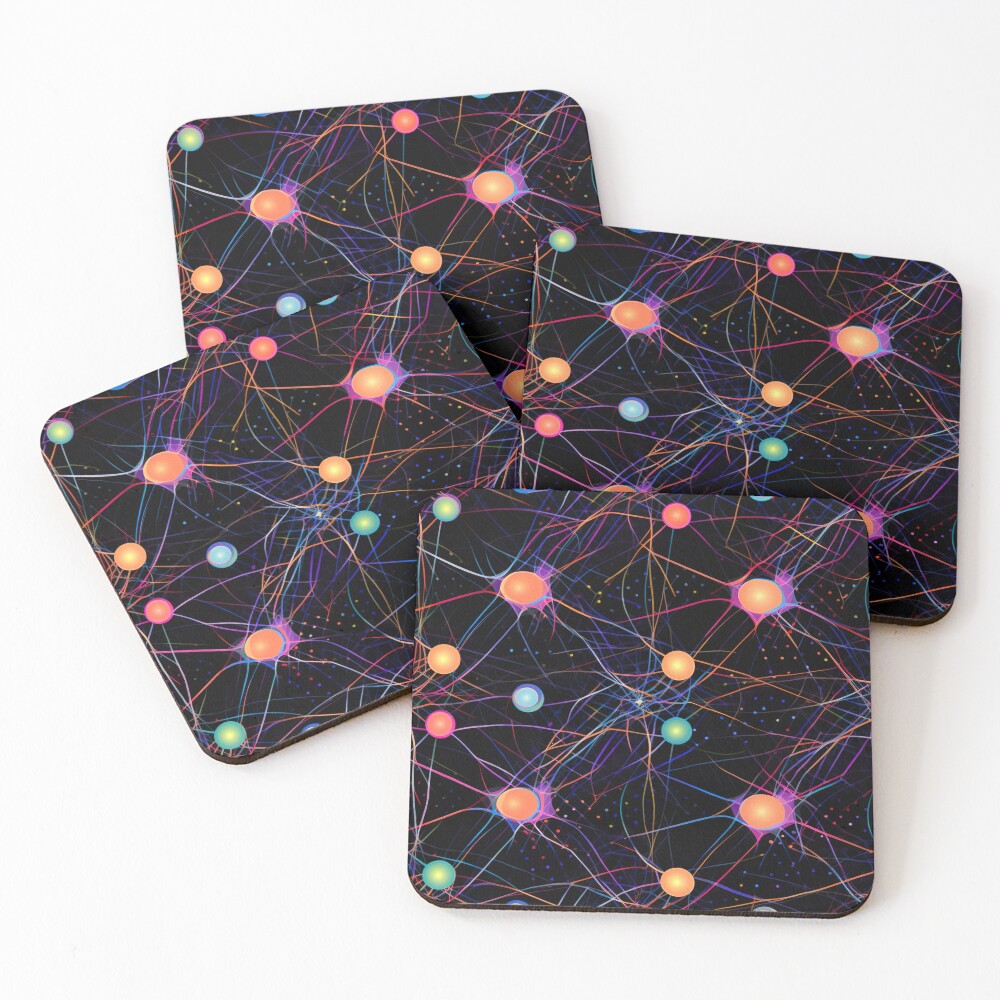 Item preview, Coasters (Set of 4) designed and sold by PyroCybin.
