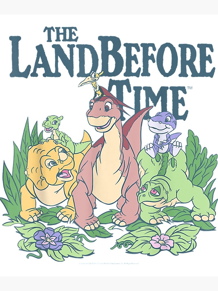 Thumbnail 3 of 3, Art Print, Land Before Time Pastel Dinosaur Friends designed and sold by GRASTY8xx.
