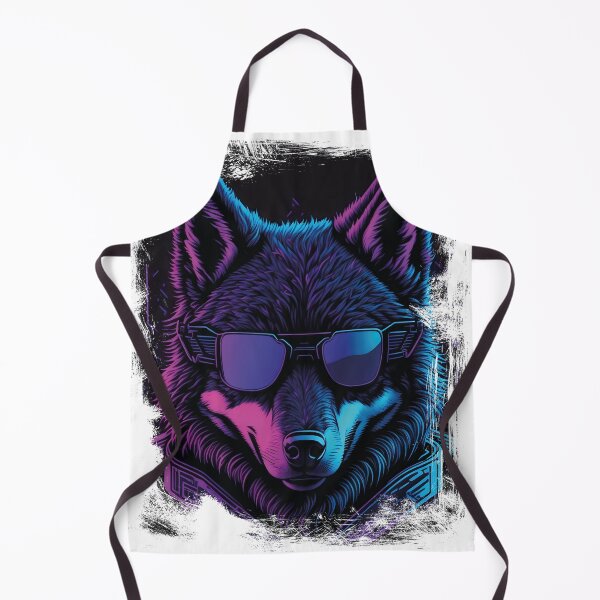 Item preview, Wolf with glasses designed and sold by O1dFox.