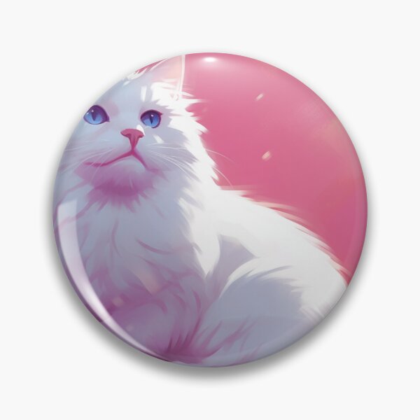 Item preview, Innocence and Elegance: The Beauty of White Fluffy Cats designed and sold by Boiledpancakes.