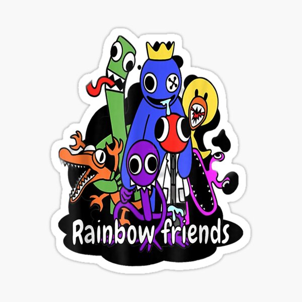 Yellow Rainbow Friend Stickers for Sale