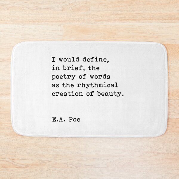 Item preview, E.A. Poe Poetry Quote designed and sold by Clas6.