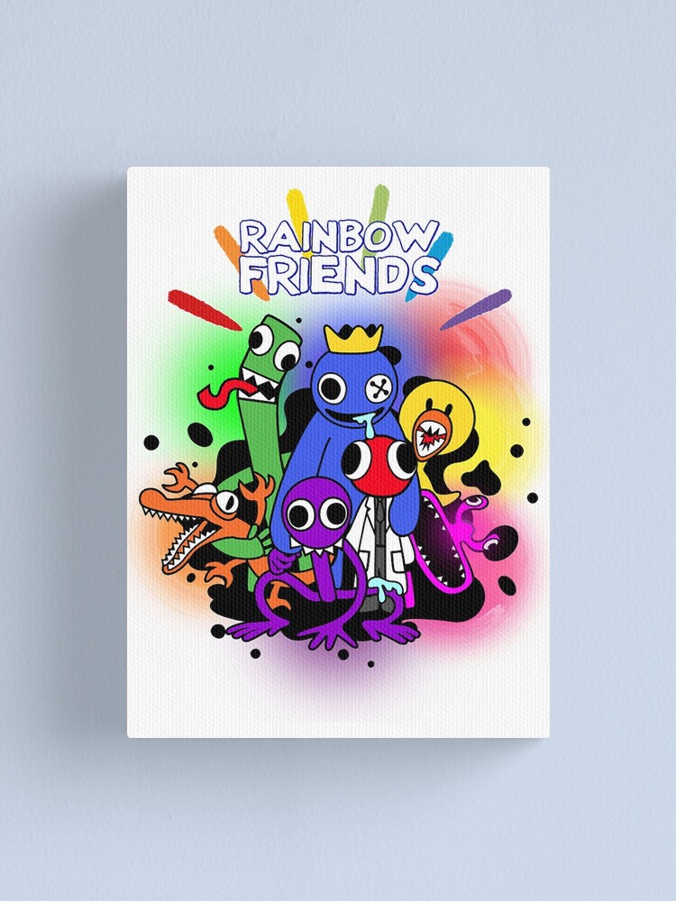 Rainbow Friends Green (Friendly) | Canvas Print