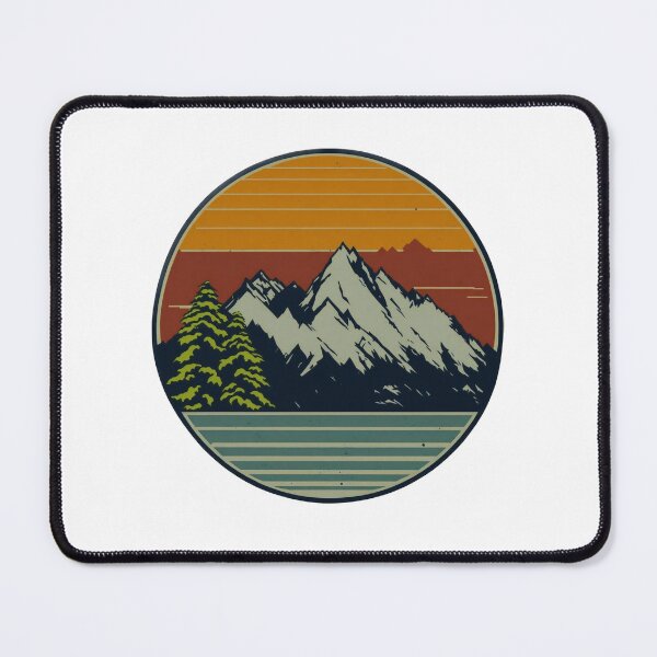 Item preview, Retro mountain sunset2 designed and sold by Mrwolf-designs.