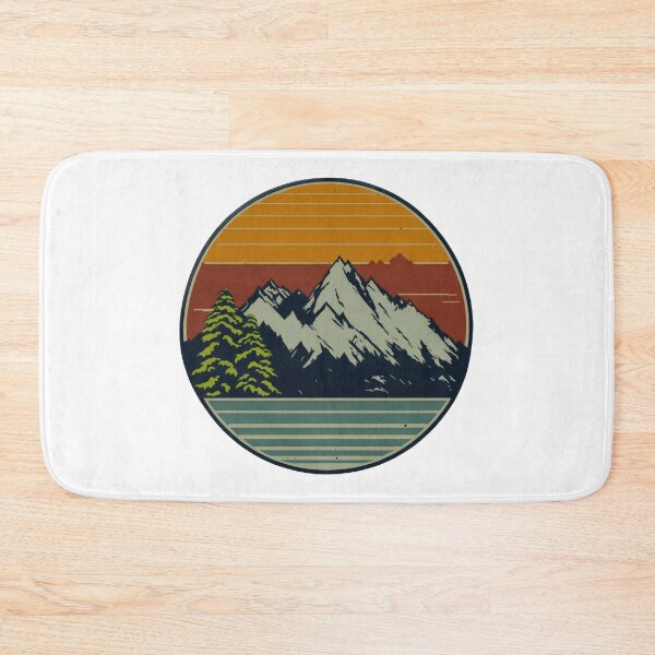 Item preview, Retro mountain sunset2 designed and sold by Mrwolf-designs.
