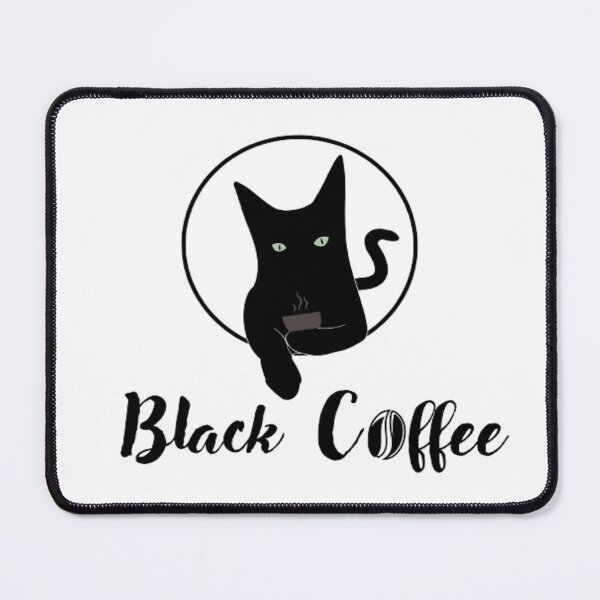 Item preview, Black cat - black Coffee designed and sold by AnimalWorldArtt.