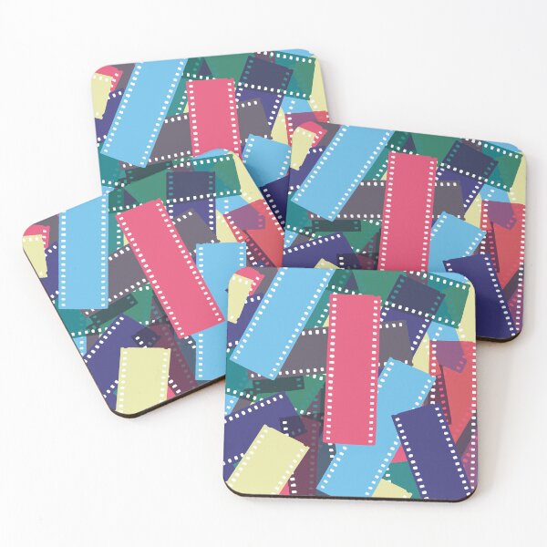 Item preview, Messy Film Negatives - Film Camera Roll Photography Pattern designed and sold by aaalou.
