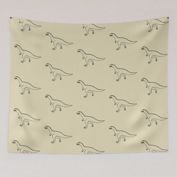 Item preview, Cute Abelisaurus, happy dinosaur designed and sold by LilDinoBoy.
