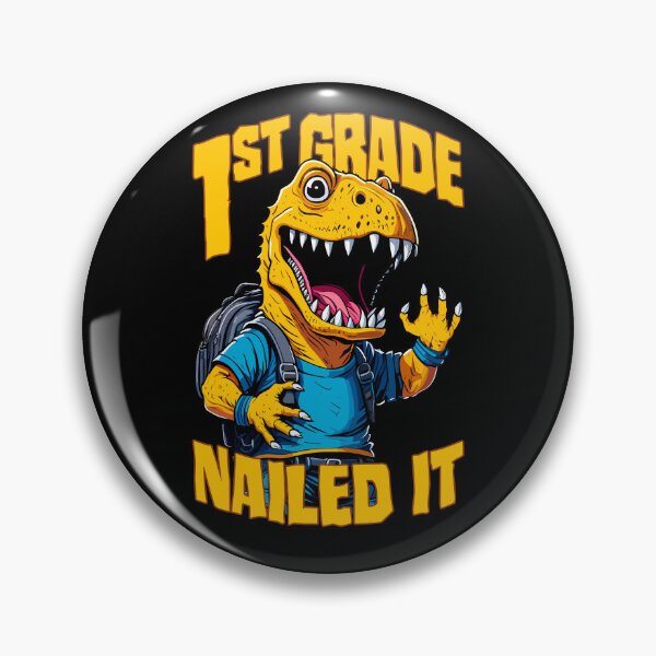 Item preview, 1st Grade Nailed It T-Rex Funny Happy Dinosaur Graduation designed and sold by GrandeDuc.