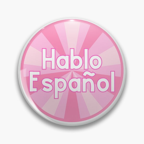 Item preview, Hablo Español / I Speak Spanish (Cute Pink Design) designed and sold by ElemInTheMitten.