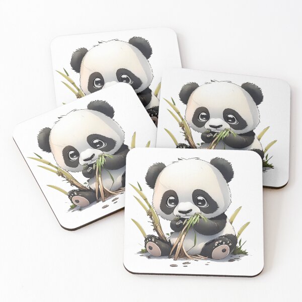 Item preview, Cute Panda Eating Bamboo designed and sold by stylestamp .0.