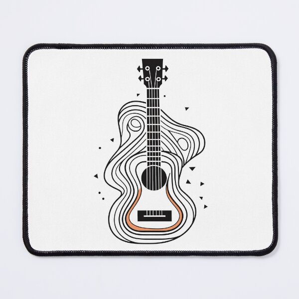Item preview, Minimalist Guitar Artwork designed and sold by Artwyz.