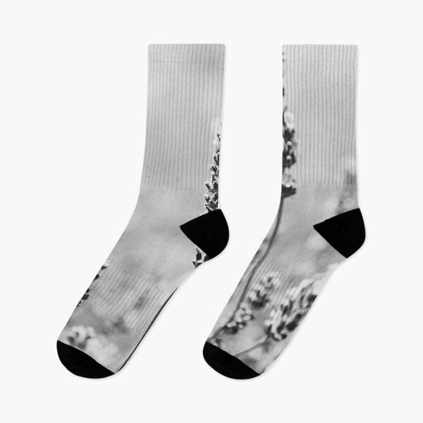 Item preview, winter snowy fields with frosty lilac black and white designed and sold by TheSeasonalYard.
