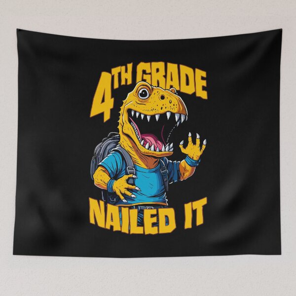 Item preview, 4th Grade Nailed It T-Rex Funny Happy Dinosaur Graduation designed and sold by GrandeDuc.