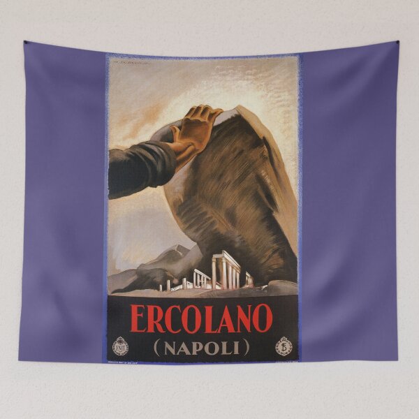 Item preview, Ercolano Naples Italian art deco ad designed and sold by aapshop.