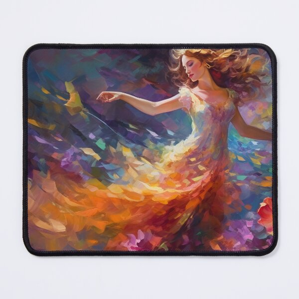 Item preview, Dancing Girl in the Garden designed and sold by Red Witch Art.