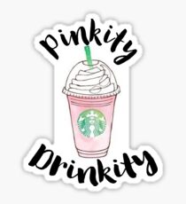 Pinkity Drinkity Sticker