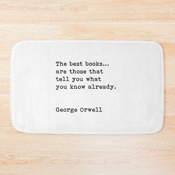 Item preview, George Orwell Books Quote designed and sold by Clas6.
