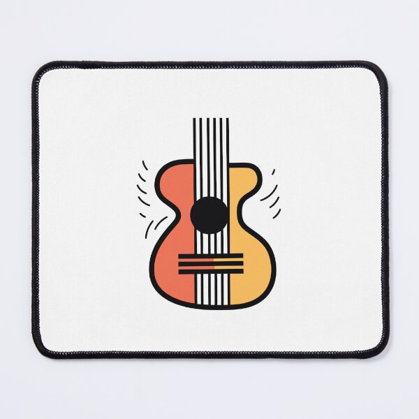 Item preview, Clean Aesthetic Guitar Illustration designed and sold by Artwyz.
