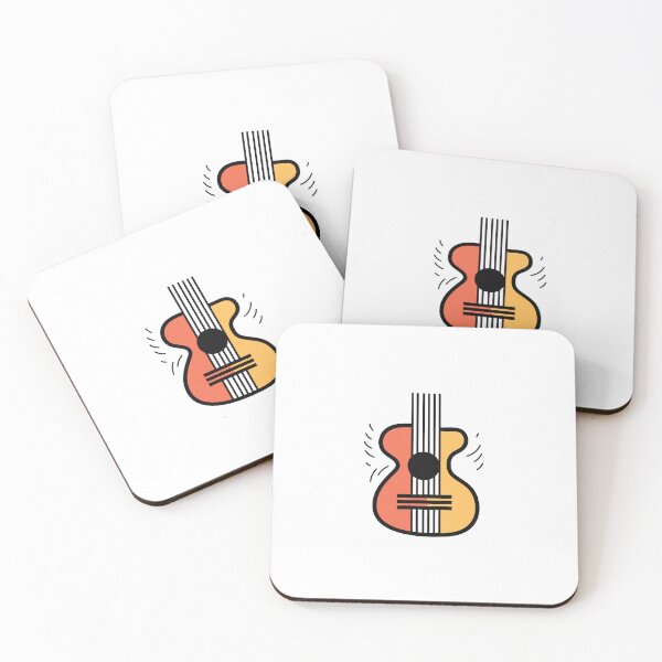 Item preview, Clean Aesthetic Guitar Illustration designed and sold by Artwyz.