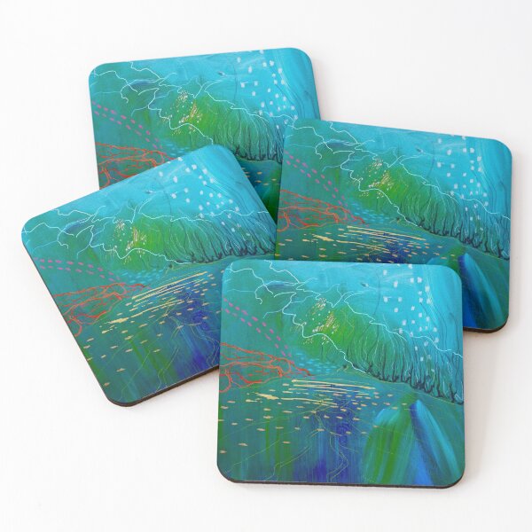 Item preview, distilled reflections cropped designed and sold by larabardsleyart.
