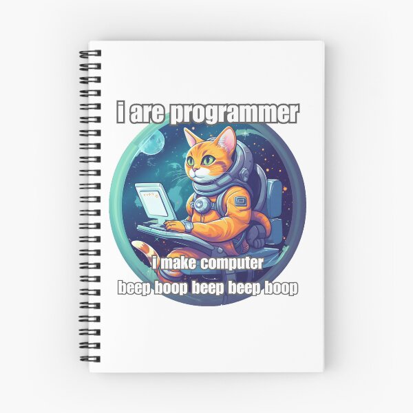 Item preview, i are programmer (Programmer Cat) designed and sold by NebulaPrints.