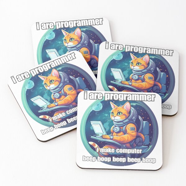 Item preview, i are programmer (Programmer Cat) designed and sold by NebulaPrints.