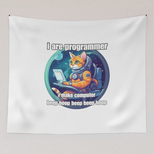 Item preview, i are programmer (Programmer Cat) designed and sold by NebulaPrints.