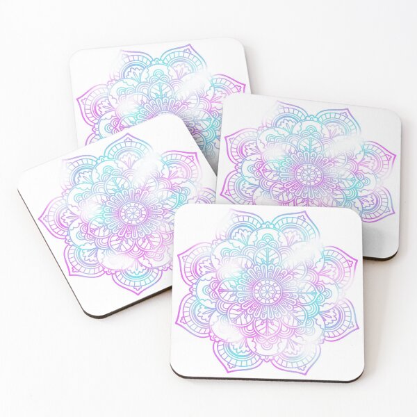 Item preview, Pastel coloured mandala designed and sold by qlobba.