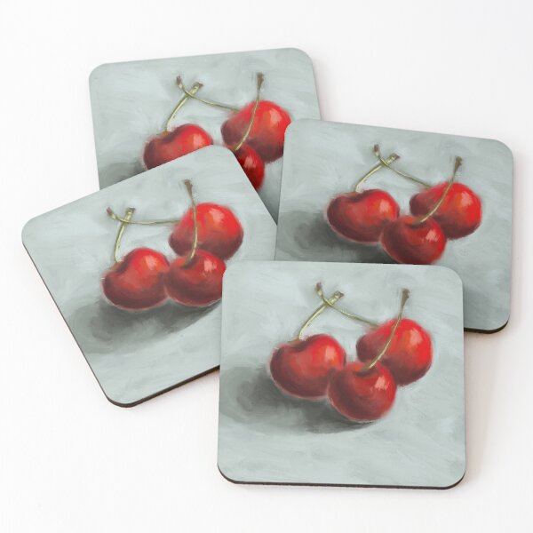 Item preview, Red vibrant cherries  designed and sold by alaaashmawy.