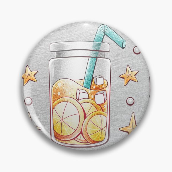 Item preview, Chilled lemonade with a cocktail tube and stars in cartoon style. designed and sold by xiukab.