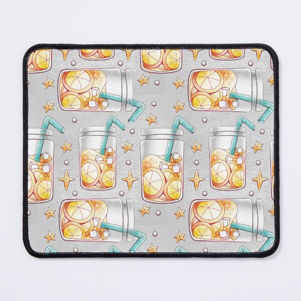 Item preview, Chilled lemonade with a cocktail tube and stars in cartoon style. designed and sold by xiukab.