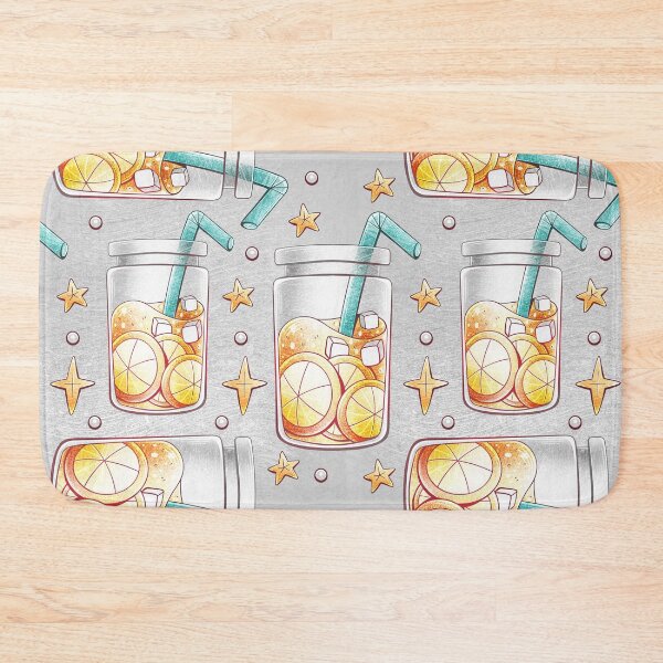 Item preview, Chilled lemonade with a cocktail tube and stars in cartoon style. designed and sold by xiukab.