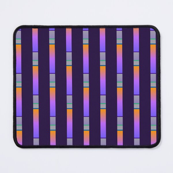 Item preview, Original blue violet vertical striped pattern | Creative original geometric lines designed and sold by lausn.