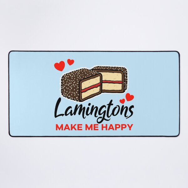 Item preview, Lamingtons make me happy designed and sold by jonmlam.
