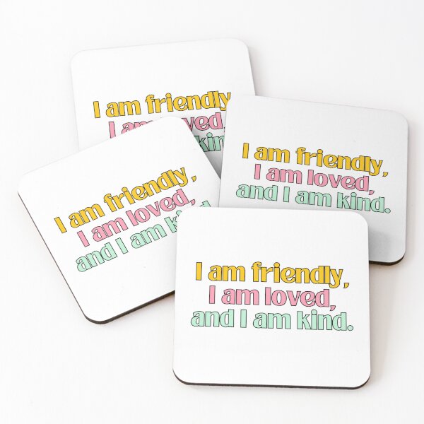 Item preview, Affirmations: I Am Friendly, I Am Loved, and I Am Kind. designed and sold by ElemInTheMitten.