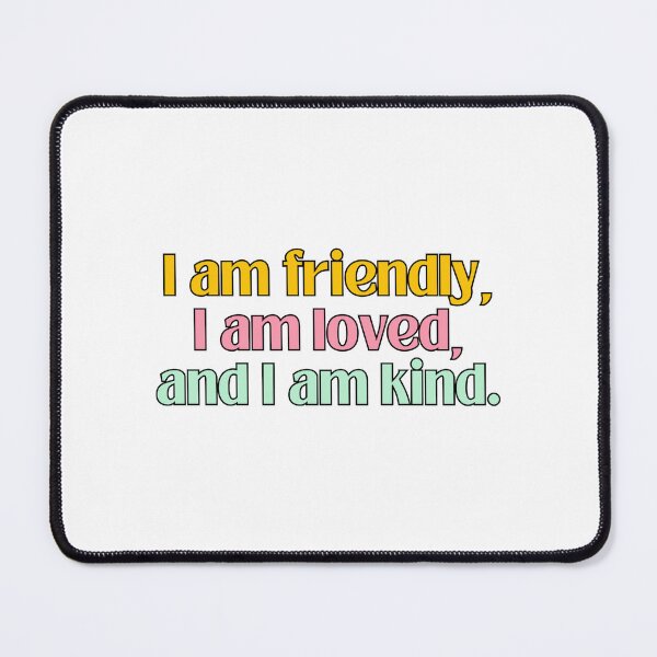 Item preview, Affirmations: I Am Friendly, I Am Loved, and I Am Kind. designed and sold by ElemInTheMitten.