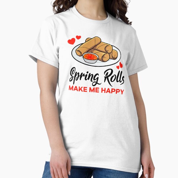Item preview, Spring Rolls make me happy designed and sold by jonmlam.