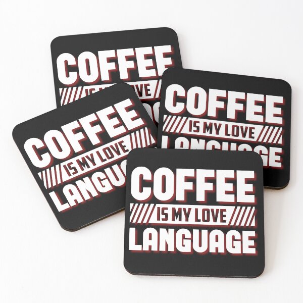 Item preview, Coffee is my love language designed and sold by Kuki-shop.