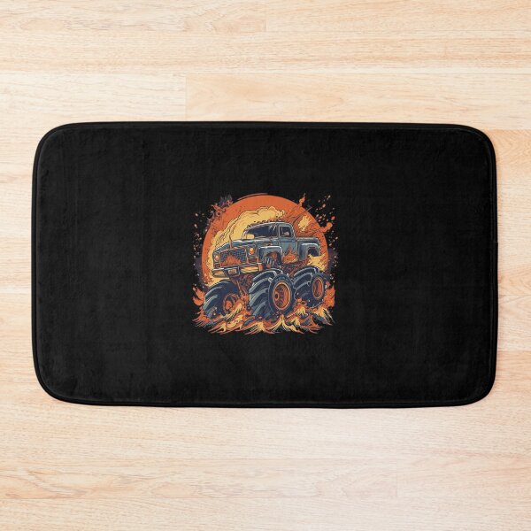 Item preview, Fierce and Powerful Monster Truck Soaring | Big Monster Truck | Monster Truck Fire designed and sold by The Full Cart.