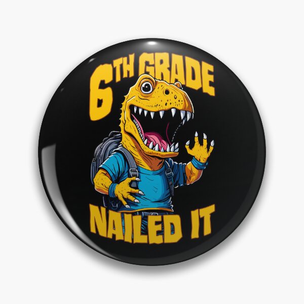Item preview, 6th Grade Nailed It T-Rex Funny Happy Dinosaur Graduation designed and sold by GrandeDuc.