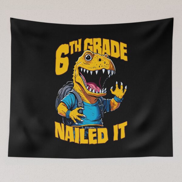 Item preview, 6th Grade Nailed It T-Rex Funny Happy Dinosaur Graduation designed and sold by GrandeDuc.