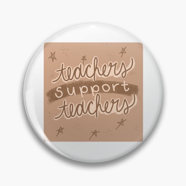 Item preview, Teachers Support Teachers Neutral designed and sold by ElemInTheMitten.